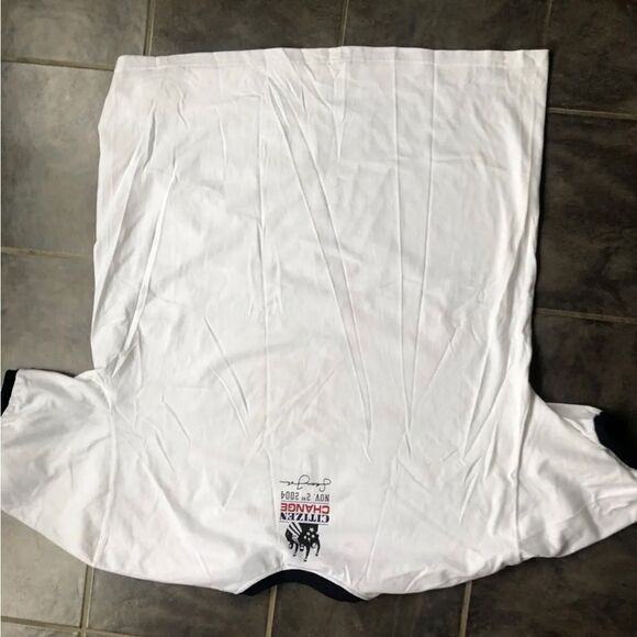 Vintage SEAN JEAN VOTE OR DIE RINGER T SHIRT SZ xl SUPREME KITH PALACE ELECTION - Picture 5 of 6